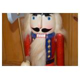 32-Inch Christmas Nutcracker Soldier Decor with Axe