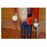 32-Inch Christmas Nutcracker Soldier Decor with Axe