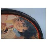 Vintage Coca-Cola Advertising Tray with Two Women