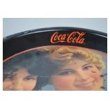 Vintage Coca-Cola Advertising Tray with Two Women