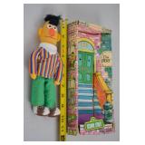 1976 Sesame Street Bert Rag Doll by Knickerbocker with Original Box