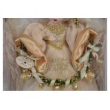 Victorian Porcelain Christmas Doll Lot with Angel Collectible