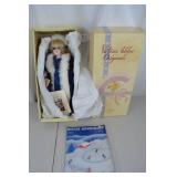 Victoria Ashlea Originals Porcelain Doll w/ Box & Winter Wonderland Sheet Music