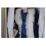 Victoria Ashlea Originals Porcelain Doll w/ Box & Winter Wonderland Sheet Music