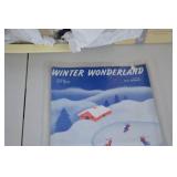 Victoria Ashlea Originals Porcelain Doll w/ Box & Winter Wonderland Sheet Music