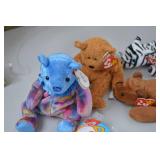 Ty Beanie Babies Collection Lot with Carded and Loose Bears