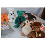 Ty Beanie Babies Collection Lot with Carded and Loose Bears