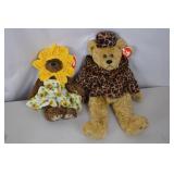 Ty collectible teddy bear and plush lot with accessories, 18 pieces