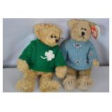 Ty collectible teddy bear and plush lot with accessories, 18 pieces