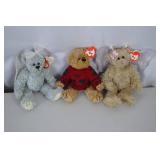 Ty collectible teddy bear and plush lot with accessories, 18 pieces