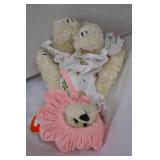 Ty collectible teddy bear and plush lot with accessories, 18 pieces