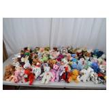Large Collection of TY Beanie Babies and Plush Toys