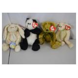 Large Collection of TY Beanie Babies and Plush Toys