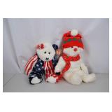 Ty Beanie Babies Bear Collection Lot - Assorted Styles, 12 Pieces