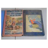 Vintage Books In A Basket.