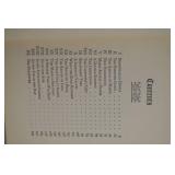 Vintage Books In A Basket.