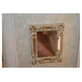 Set of 3 Ornate Gold-Tone Vintage Wall Mirrors