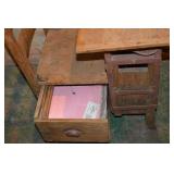 Vintage School Desk With Drawer