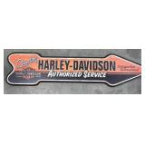 Harley Davidson Wood Sign 31 1/2" Long