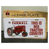 IH International Harvester License Plate