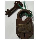 San Quentin Padlock with 2 Working Keys