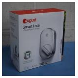 August Smart Lock - Home Security Bluetooth Wi-Fi Bridge (Nickel) Door Lock System - New in Box!  Model ASL-3B AC-R1