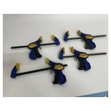 Lot of 4 - Irwin Quick-Grip Quick-Release Clamps