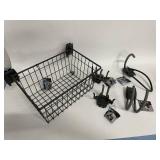 Garage Grid Organized Living Slatwall Basket, Tool Hanging Hooks, Bike / Bicycle Hanger and Accessories