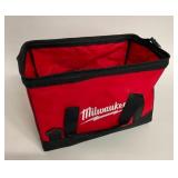 Milwaukee Tool Branded Tough Water Resistant Tool Storage Carry Case / Contractor Bag with Durable Zipper Closure