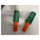 Large Box of 3 New Rolls of Crown Secure Shrink Wrap Model 109539 & 2 Small Handheld Shrinkwrap Dispensers & Wrap