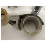 Miscellaneous Lot of Packing / Packaging / Box Tape & Dispensers - 3M Scotch Tape Warehouse Tape etc.