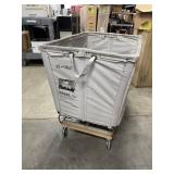 Vintage Meese Shamrock Laundry Cart / Hamper / Rolling Basket - Mail-Type Cart