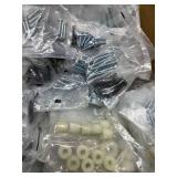Large Lot of Miscellaneous NEW Hardware - Bolts, Washers, Anchors and More!  150 lbs Pounds!