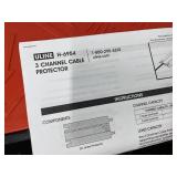 New in Box Uline 3-Channel Industrial All-Weather Cable Protector with Hinged Lid - Model H-6954