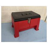 Uline Step N Store - Heavy Duty 20" Step Stool Tool Box / Toolbox