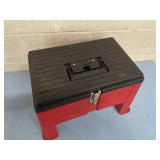 Uline Step N Store - Heavy Duty 20" Step Stool Tool Box / Toolbox