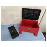 Uline Step N Store - Heavy Duty 20" Step Stool Tool Box / Toolbox