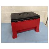 Uline Step N Store - Heavy Duty 20" Step Stool Tool Box / Toolbox