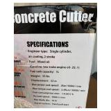 2025 Unused landhonor Engineer type: Single cylinder,air cooling, 2 stroke Concrete Cutter