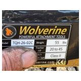 Unused 2025 WOLVERINE Skid Steer Class 2 Quick Hitch