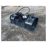 Unused 2025 WOLVERINE Skid Steer Grapple Bucket Attachment