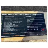 2025 Unused landhonor Asscmbiedsizo METAL SHED