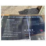 2025 Unused landhonor Asscmbiedsizo METAL SHED