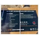 2025 Unused landhonor Asscmbiedsizo METAL SHED