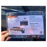 2025 Unused WOLVERINE Skid Steer Hydraulic Rotary Tiller Attachment