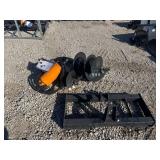 Unused 2025 WOLVERINE Skid Steer Auger Drive & Bit Attachment