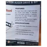 Unused 2025 WOLVERINE Skid Steer Auger Drive & Bit Attachment