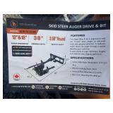 Unused 2025 WOLVERINE Skid Steer Auger Drive & Bit Attachment
