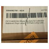 25ct of Whole Pig Ear Dog Treats