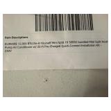 12,000BTU Mini Spilt Heat Pump Air Conditioner